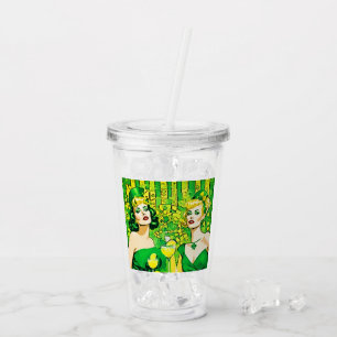 PopArt St Paddy's Pin-up Girls Take Away Mugg
