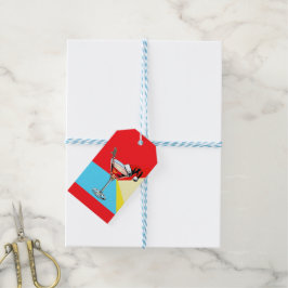 PopArt Tomte Martini Presentetikett