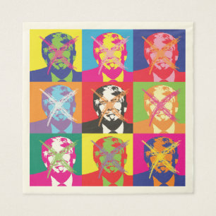 Popart Trump Impeachment Party Pappersservett