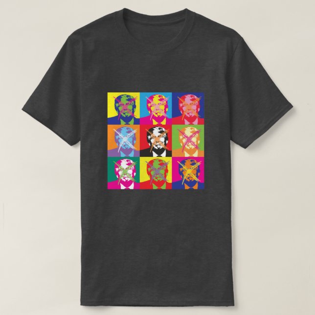 Popart Trump Impeachment Party T Shirt (Design framsida)
