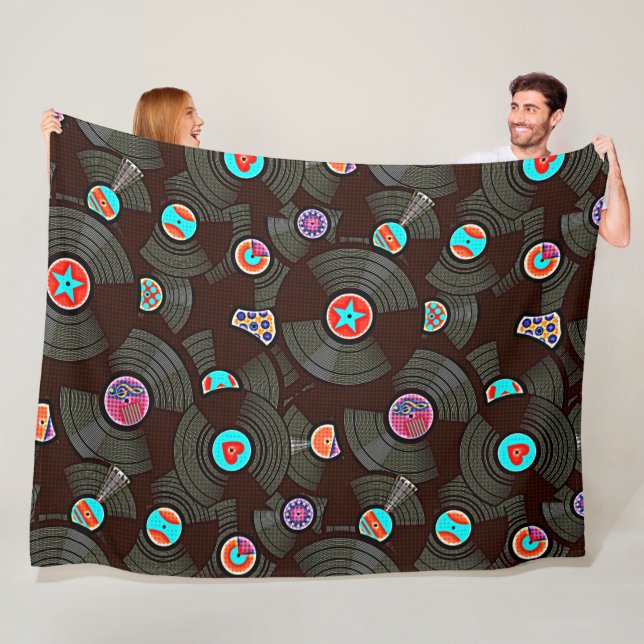 PopArt Vinyl Fleecefilt (På plats)