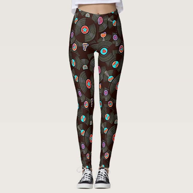 PopArt Vinyl Leggings (Framsida)