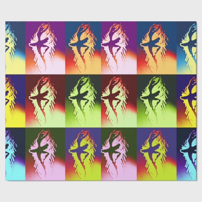 PopBallerina Presentpapper (Seam)