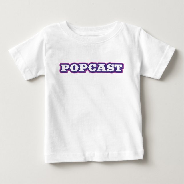 POPCAST baby t-shirt (Framsida)