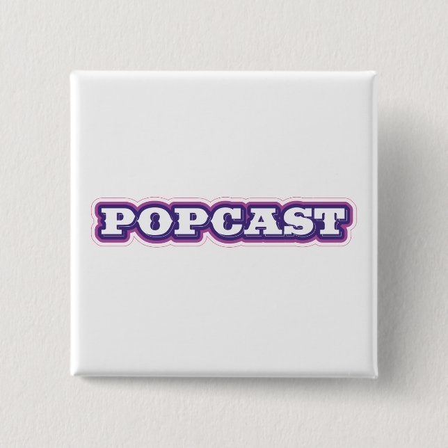 POPCAST-knapp 2 tum Knapp (Framsida)