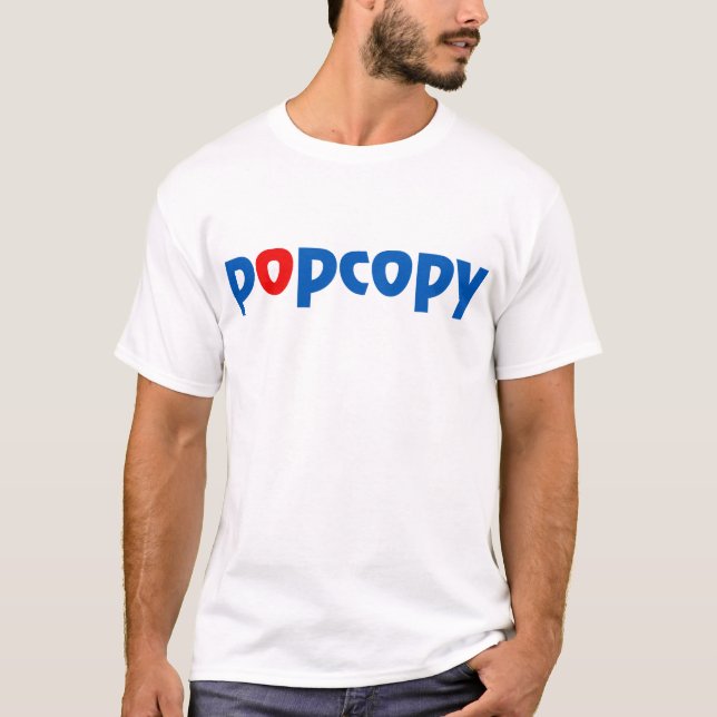 popcopy t-shirt (Framsida)
