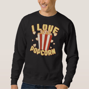 Popcorn Älskare Popcorn Älskare Europadagen I Kärl Lång Ärmad Tröja
