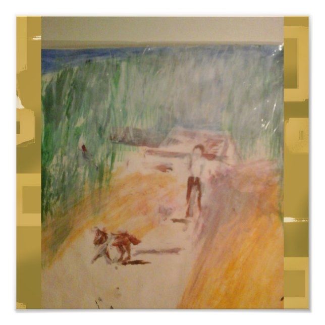 Popcorn Anime, Abstrakt Fototryck (Framsidan)