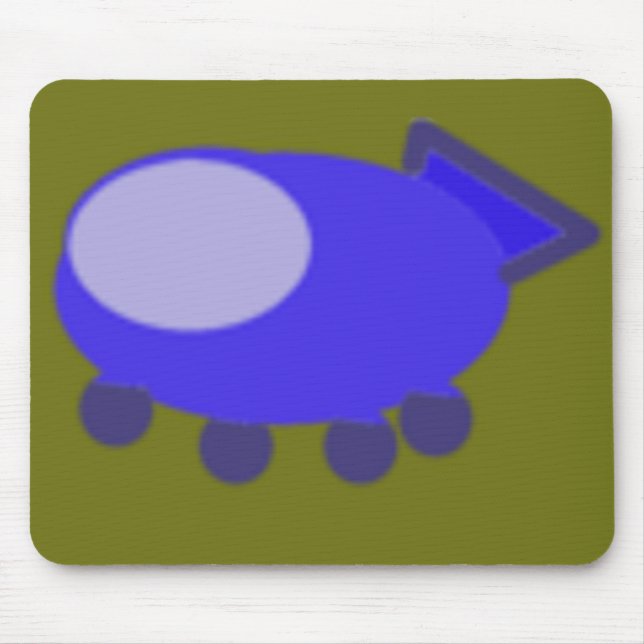 Popcorn Anime Puppy Spaceshöft Mousepad Musmatta (Framsidan)