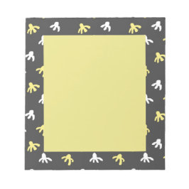 Popcorn-Anteckningsblock (Mörk Grått & Butter-Gult Anteckningsblock