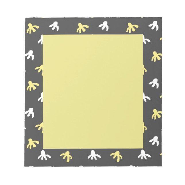 Popcorn-Anteckningsblock (Mörk Grått & Butter-Gult Anteckningsblock (Framsida)