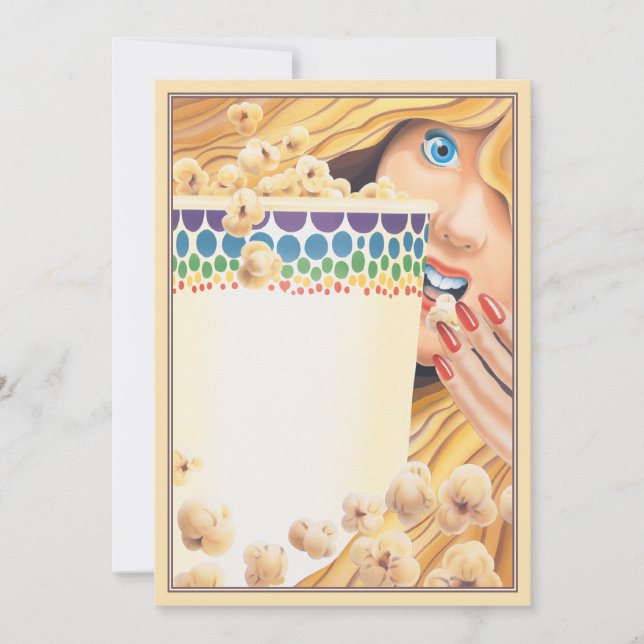Popcorn © anteckningskort (Framsida)