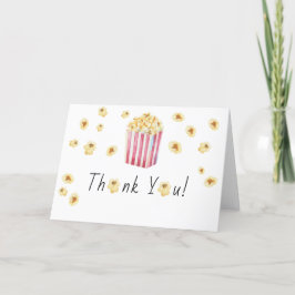 Popcorn Baby shower Tacksamhetskort Tack Kort