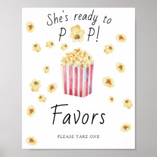 Popcorn babydusch - Favoriter Poster