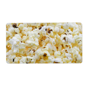 Popcorn-bakgrund Fraktsedel