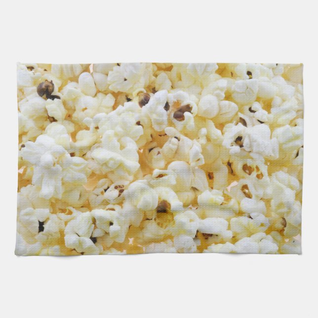 Popcorn-bakgrund Kökshandduk (Horisontell)