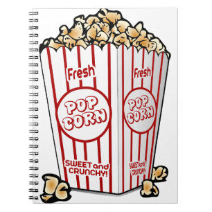 popcorn bio anteckningsbok