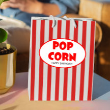 Popcorn Box Movie Theme Personlig Gift Bag