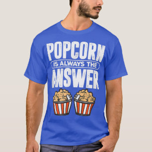 Popcorn Cinema Movie Night Snacks Kawaii T Shirt