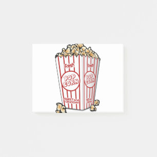 popcorn cinema post-it block