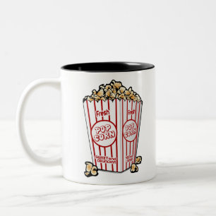 popcorn cinema Två-Tonad mugg
