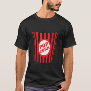 Popcorn Costume Popcorn Halloween Costume T Shirt