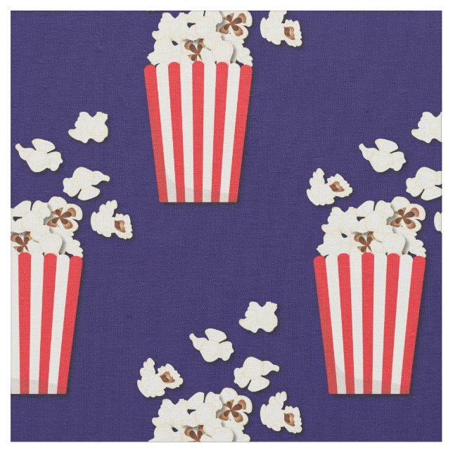 Popcorn Cute Movie Theater Tyg (Närbild)