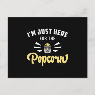 Popcorn Dag Film Snack Pop Bio Presentidé Vykort