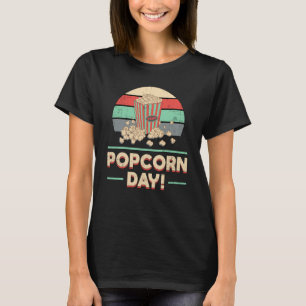 Popcorn Day Cinema Movie Snack-filmfilmklipp Gift T Shirt