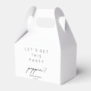 Popcorn Favor Box, Party Poppin' Popcorn Pub Mix F Presentaskar