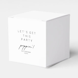 Popcorn Favor Box, Party Poppin' Popcorn Pub Mix Presentaskar