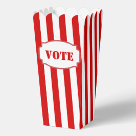 Popcorn-favoritruta för valröster presentaskar