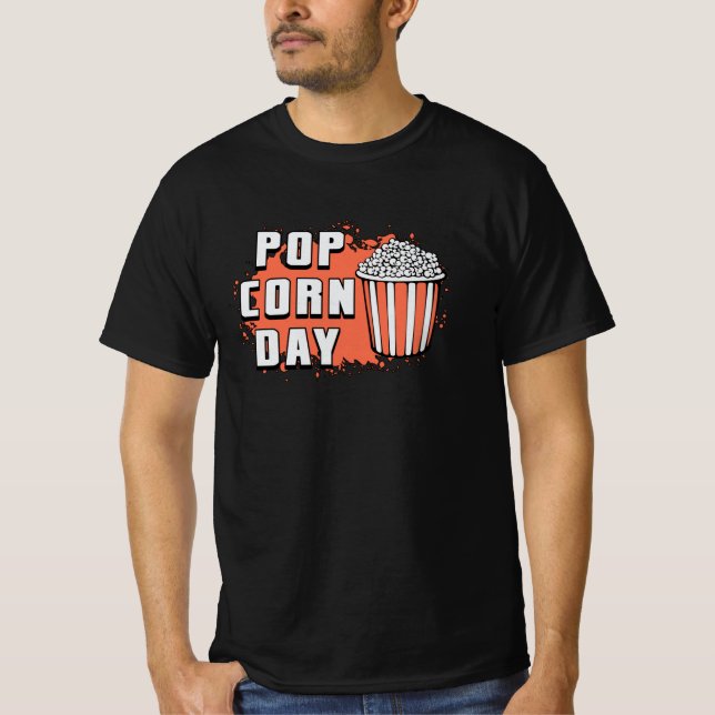 Popcorn-filmfilm Gift Idea T Shirt (Framsida)
