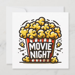 Popcorn för filmnattsdagsuppspelning