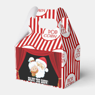 Popcorn för julfilmnatten boxas presentaskar