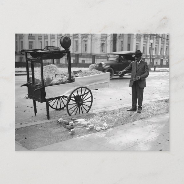 Popcorn For Sale, 1926 Vykort (Framsida)