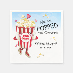 Popcorn-Förlovningen Pappersservett
