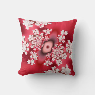 Popcorn fractal art pelare kudde
