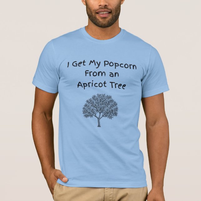 Popcorn From Apricot Tree™ LDS Men’s T-shirt (Framsida)