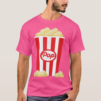 Popcorn Funny Last Minute Halloween Costume T Shirt