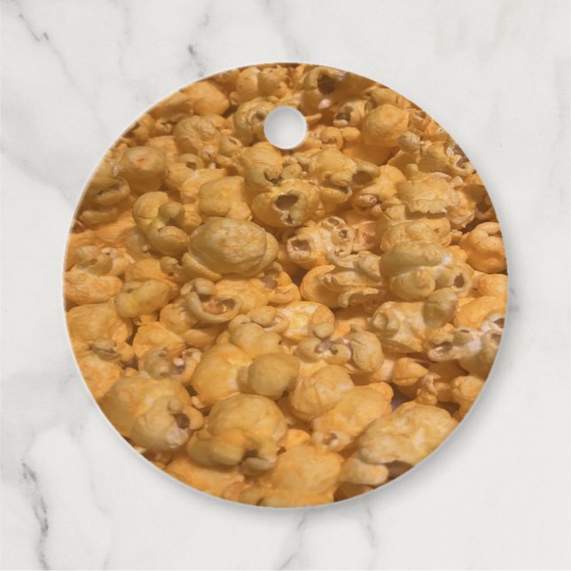 Popcorn Gåvor Etiketter (Framsida)