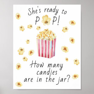 Popcorn - gissa hur många kaner som dör i burk poster