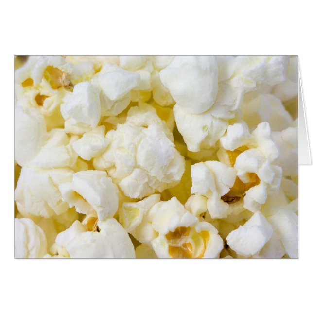 Popcorn Hälsningskort (Framsidan Horizontal)