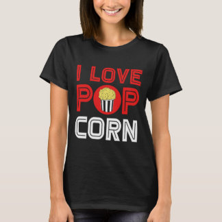Popcorn I Kärlek Popcorn Älskare Film Snacks35 T Shirt