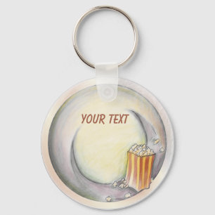 Popcorn Keychain Nyckelring