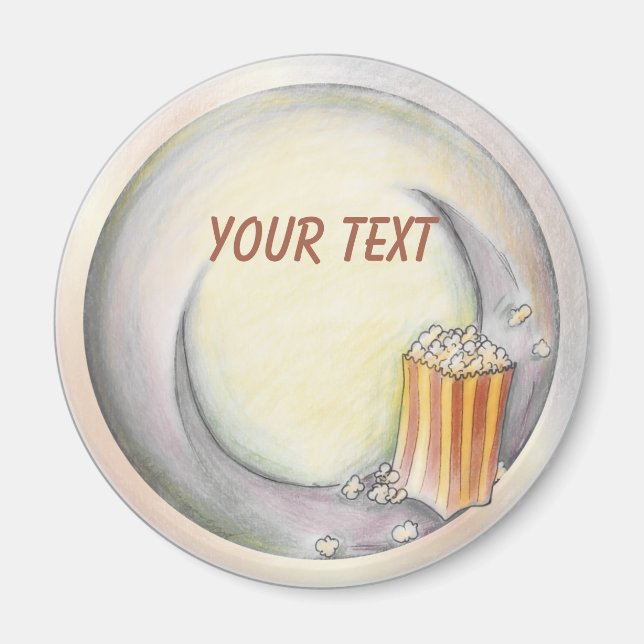 Popcorn Magnets Magnet (Framsidan)