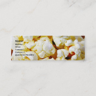 Popcorn Mini Visitkort