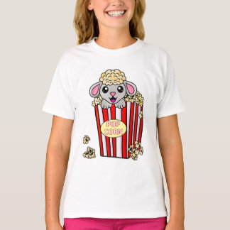 Popcorn Movie Film Cute Sheep T Shirt