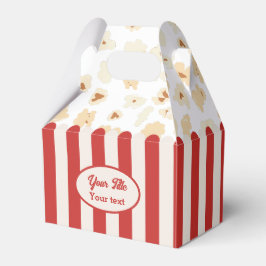 Popcorn Movie Party Födelsedagsfest Tema Presentaskar