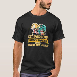 Popcorn Movies Snack Cinema TV Shows - Funny Popco T Shirt